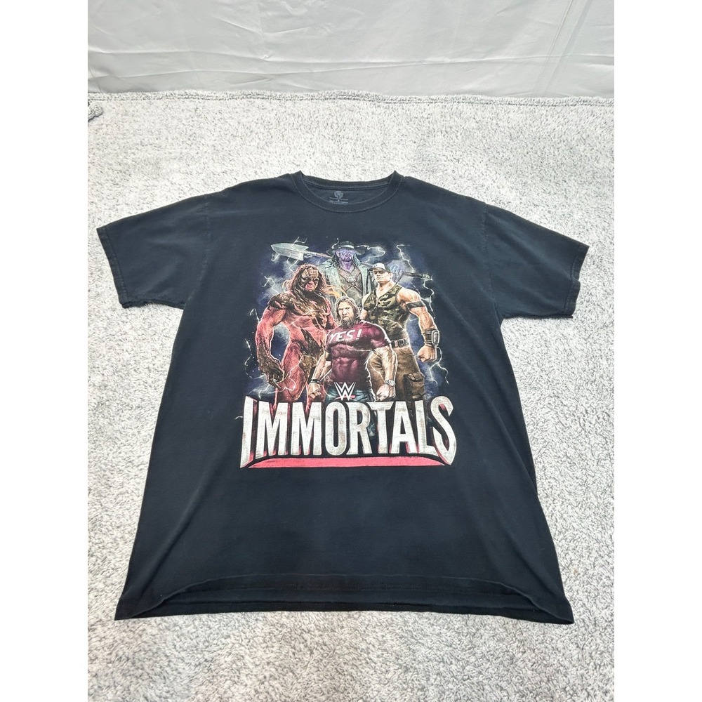 WWE Immortals Game T Shirt Mens Large Pro Wrestling John‎ Cena Undertaker 2016